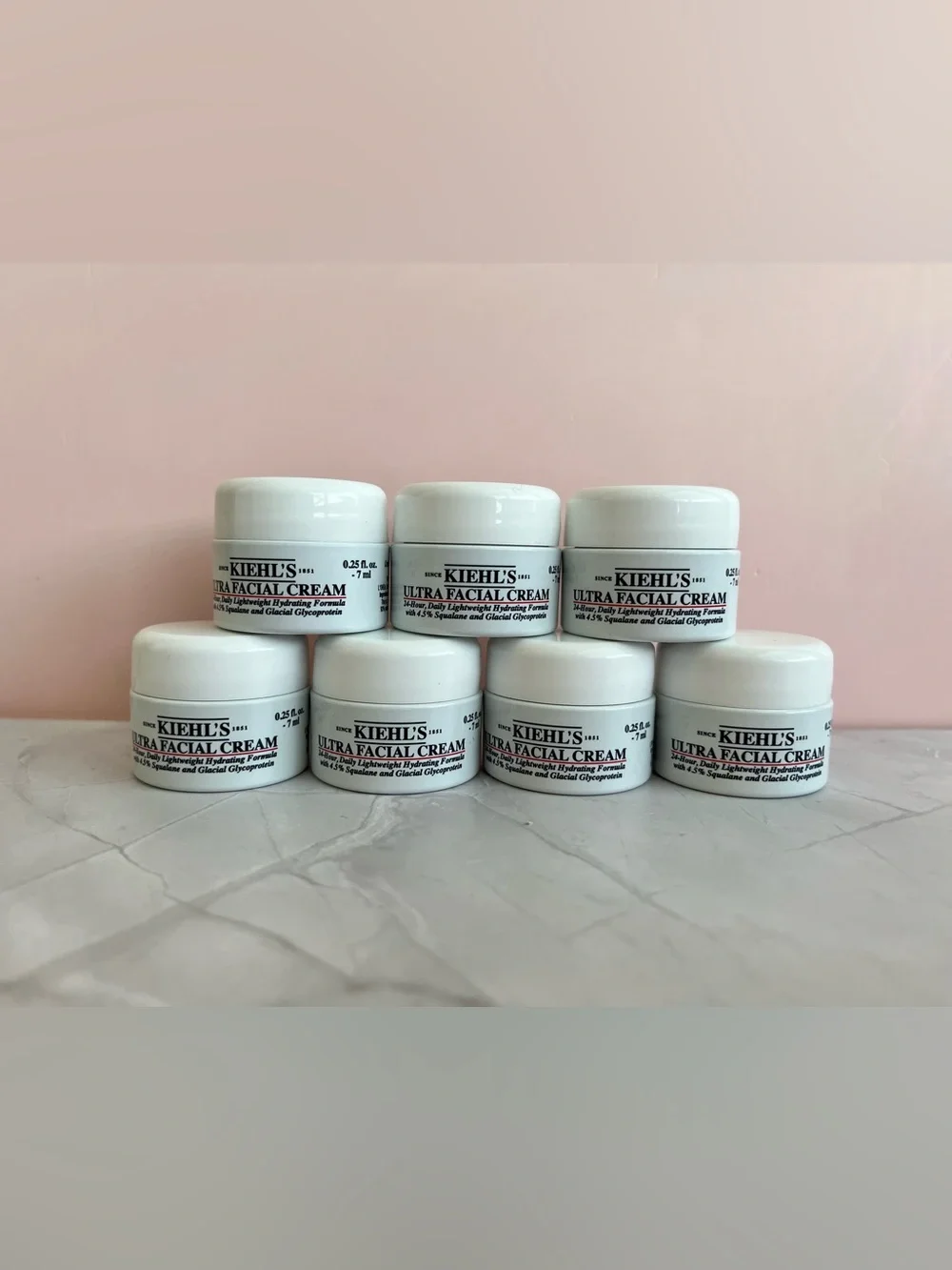 7 PCS Ultra Facial Cream With Squalane, 7ml*7=49 mL